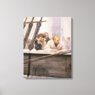 Impressão Em Tela Vintage Pirates Brig Covenant em filme pelo NC Wye