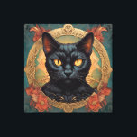 Impressão Em Tela Vintage Pop Art Louis Wain Retro Style Cat<br><div class="desc">Vintage Pop Art Louis Wain Retro Style Cat</div>