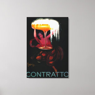 Impressão Em Tela Vintage PosterEurope de Contratto