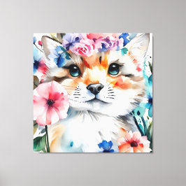 Impressão Em Tela Vintage retro fofo design para crianças