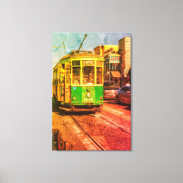Impressão Em Tela Vintage San Francisco Streetcar