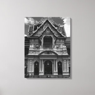 Impressão Em Tela Vintage Tailândia Bangkok Grupo Chakri