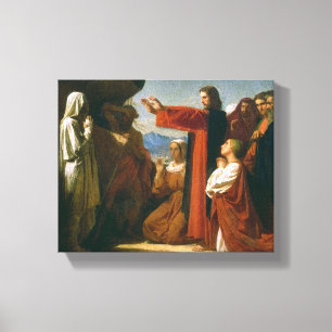Impressão Em Tela Vintage The Raising de Lazarus
