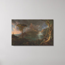 Impressão Em Tela Vintage Thomas Cole Uma Cena Selvagem
