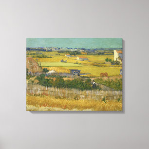 Impressão Em Tela Vintage Van Gogh, A Colheita