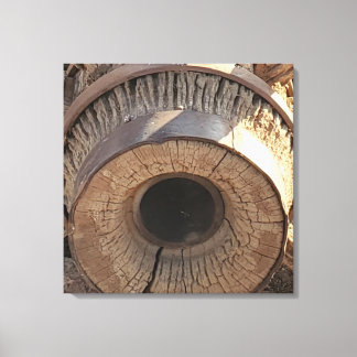 Impressão Em Tela Vintage Wagon Wheel Rustic Photo