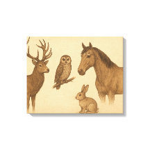 Vintage Wildlife & Animal Art