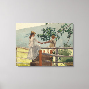 Impressão Em Tela Vintage Winslow Homer No Stile
