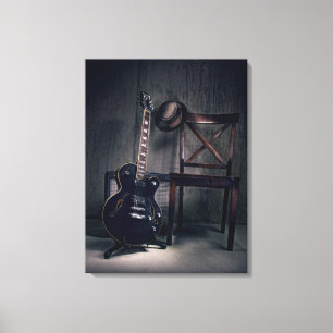 Impressão Em Tela Violão Blues