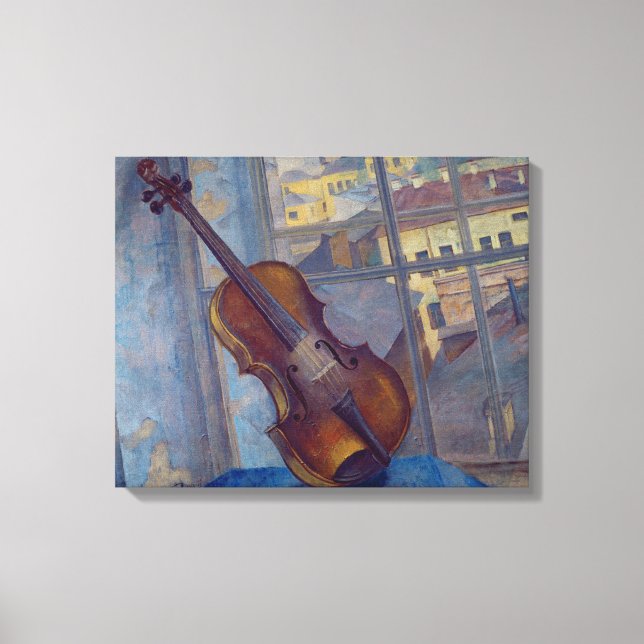 Impressão Em Tela Violino, 1918 (Frente)