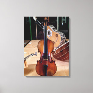 Impressão Em Tela Violino, por Stradivari, Cremona, 1699 (foto;