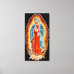 Impressão Em Tela Virgem de Guadalupe