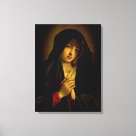 Impressão Em Tela Virgem Maria Abençoada - Mãe de Deus