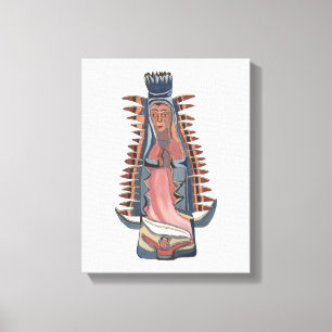 Impressão Em Tela Virgem Maria Nossa Senhora de Guadalupe pintura