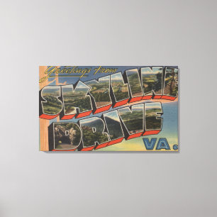 Impressão Em Tela Virginia - Sky-Line Drive (Parque Nacional)