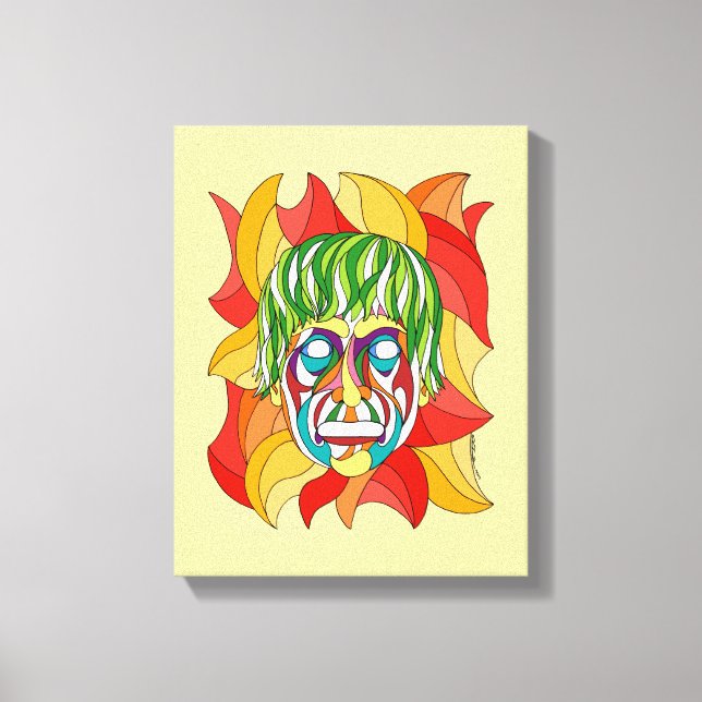 Impressão Em Tela Visage Grimace (Frente)