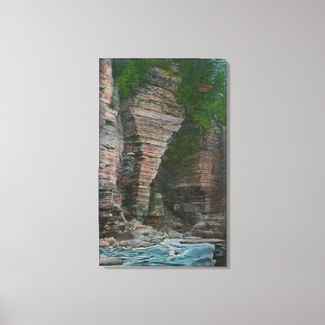 Impressão Em Tela Visão da cabeça do elefante (Frente)