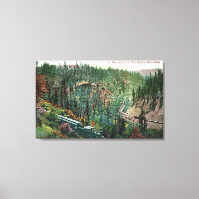 Impressão Em Tela Visão do Loop Ferroviário (Frente)