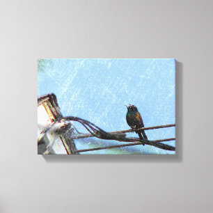 Impressão Em Tela Visão dobro