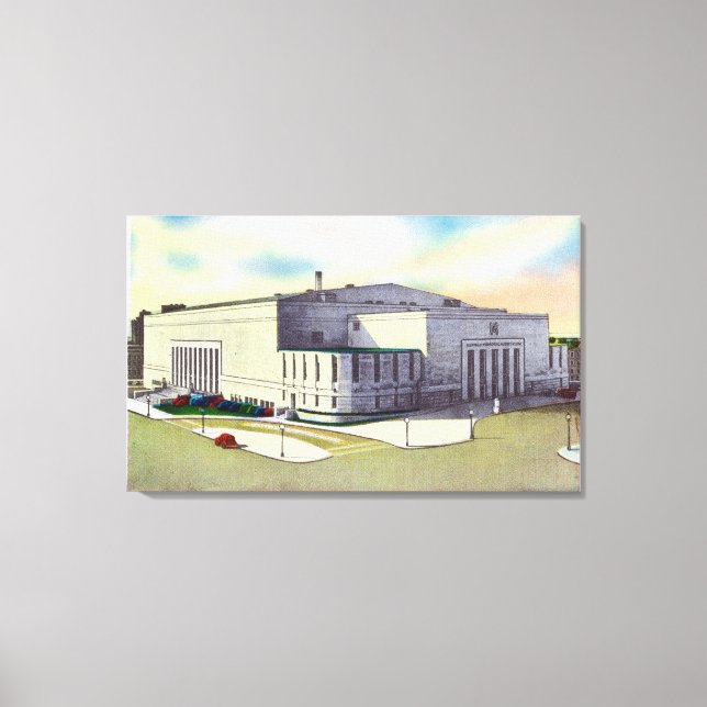 Impressão Em Tela Visão Exterior do Memorial Buffalo (Frente)