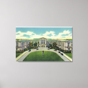 Impressão Em Tela Visão Exterior do Museu de Belas Artes # 2