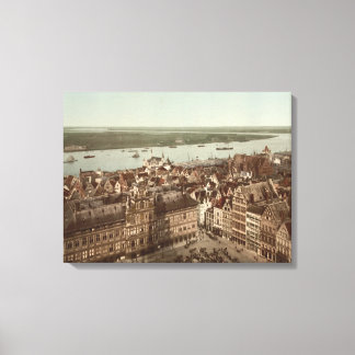Impressão Em Tela Visão Geral de Antuérpia I, Bélgica