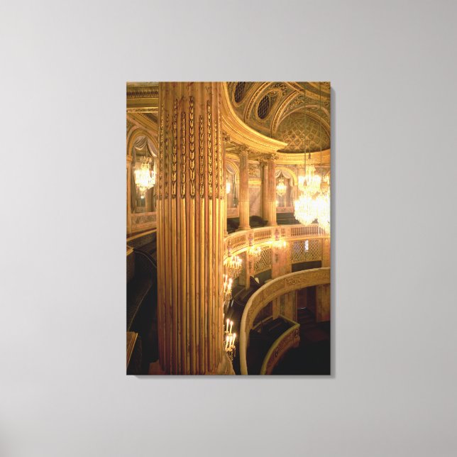 Impressão Em Tela Visão interior da Ópera que olha para ela (Frente)
