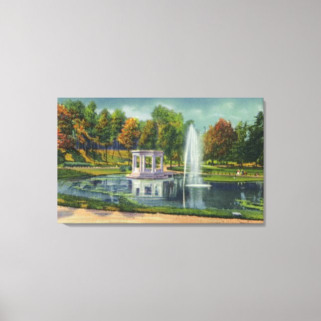 Impressão Em Tela Visão Memorial do Congresso Park (Frente)