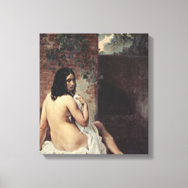 Impressão Em Tela Visão traseira de um couro (Francesco Hayez)
