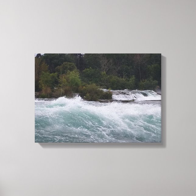 Impressão Em Tela Visitas à noite em Niagara Falls (Frente)