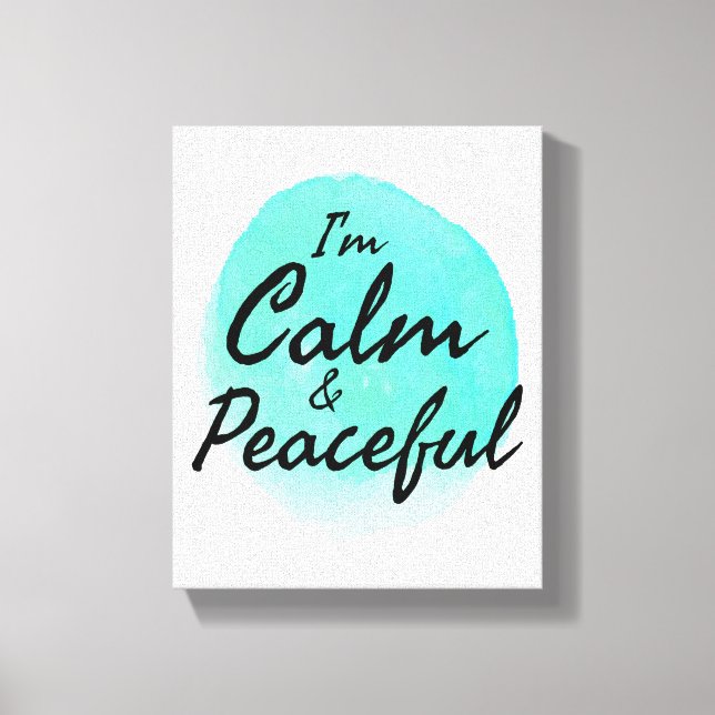 Impressão Em Tela Visões de boas condições inspiradoras para os trab (Frente)