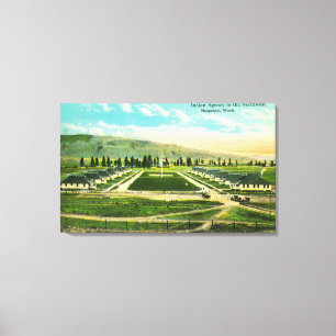 Impressão Em Tela Vista aérea da Agência Indiana