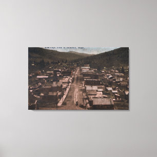 Impressão Em Tela Vista aérea da cidade 16