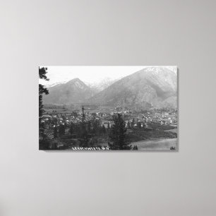 Impressão Em Tela Vista aérea da cidade 5