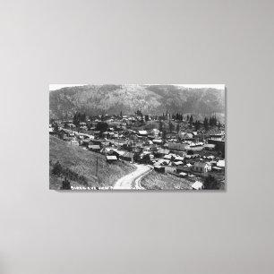 Impressão Em Tela Vista aérea da cidade 6