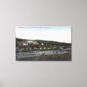 Impressão Em Tela Vista aérea da pedreira do granito de Knowles