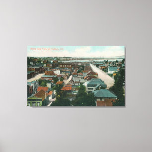 Impressão Em Tela Vista aérea de CityVallejo, CA
