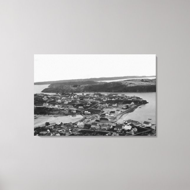 Impressão Em Tela Vista aérea de Kodiak, Alaska Photoógrafo (Frente)