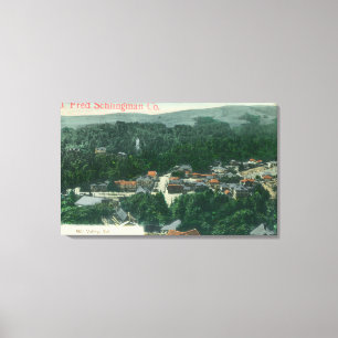 Impressão Em Tela Vista aérea de Mill ValleyMill Valley, CA