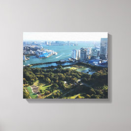 Impressão Em Tela Vista aérea do Jardim Japonês