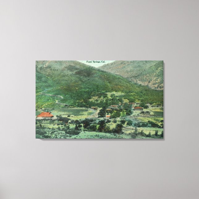 Impressão Em Tela Vista aérea do Vale do Sacramento (Frente)