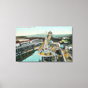 Impressão Em Tela Vista aérea dos chutes