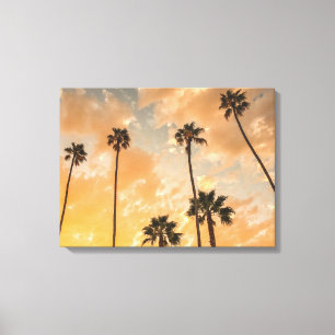 Impressão Em Tela Vista ascendente das palmas