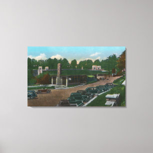 Impressão Em Tela Vista da entrada de abismo ausível