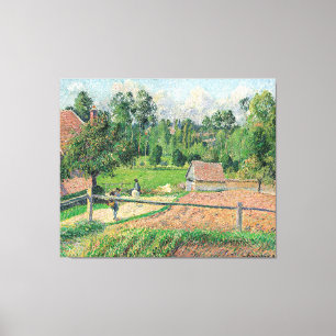 Impressão Em Tela Vista da janela do artista Camille Pissarro