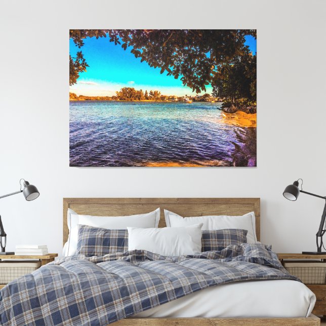 Impressão Em Tela Vista da Lagoa (Insitu(Quarto))