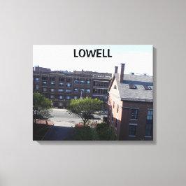 IMPRESSÃO EM TELA VISTA DA MARKET STREET LOWELL MASS ENROLADA