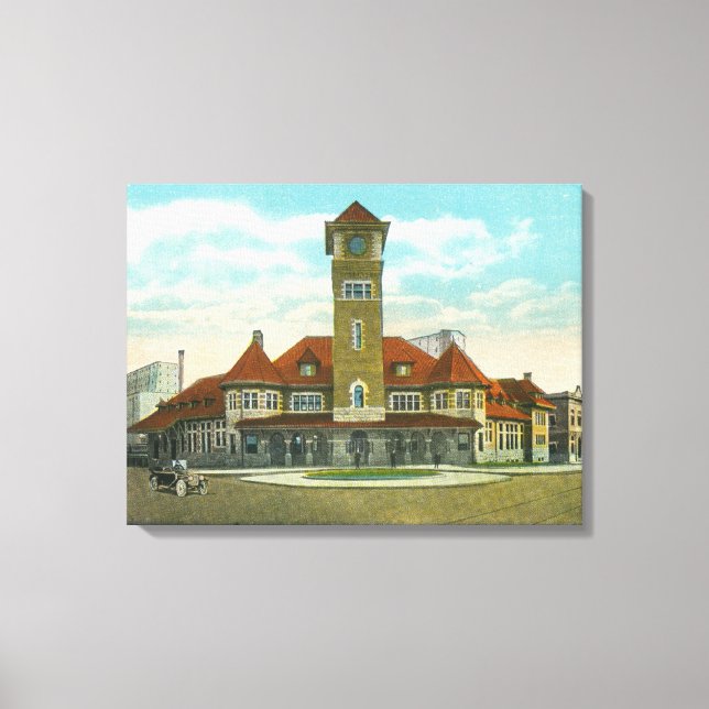 Impressão Em Tela Vista da rua do Congresso da Fidelidade (Frente)