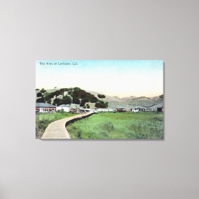 Impressão Em Tela Vista das ArksLarkspur, CA (Frente)