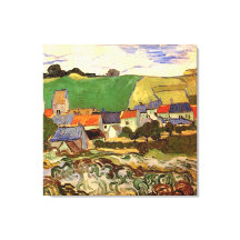 Vista de Auvers Vincent van Gogh.